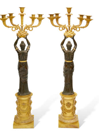 PAIRE DE CANDÉLABRES D'ÉPOQUE EMPIRE - фото 5