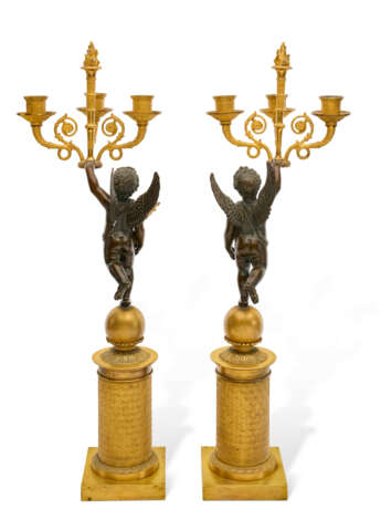 PAIRE DE CANDÉLABRES D'ÉPOQUE CHARLES X - фото 3