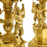 PAIRE DE SURTOUTS-CANDÉLABRES DE STYLE RESTAURATION - photo 5
