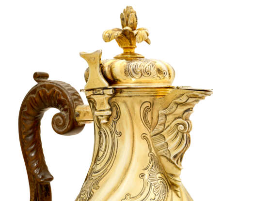 CHOCOLATIÈRE ET SON POT À LAIT CHAUD ALLEMANDS EN VERMEIL - photo 2 CHOCOLATIÈRE ET SON POT À LAIT CHAUD ALLEMANDS EN VERMEIL - photo 2