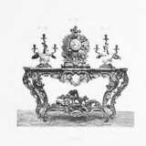 PAIRE DE CANDÉLABRES AUX CYGNES D'ÉPOQUE LOUIS XV - Foto 3