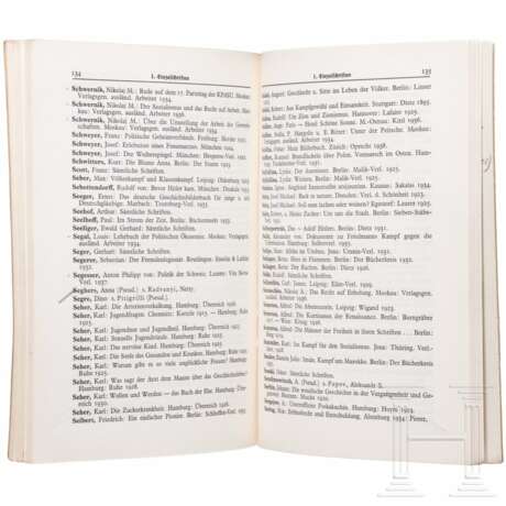 "Liste des schädlichen und unerwünschten Schrifttums", Stand 31.12.1938 - photo 5 "Liste des schädlichen und unerwünschten Schrifttums", Stand 31.12.1938 - photo 5