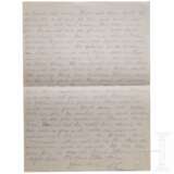 Hermann Göring - zweiseitiger Liebesbrief Nr. "8." an Carin, datiert "Dienstag Morgen 30. August 21" - photo 2