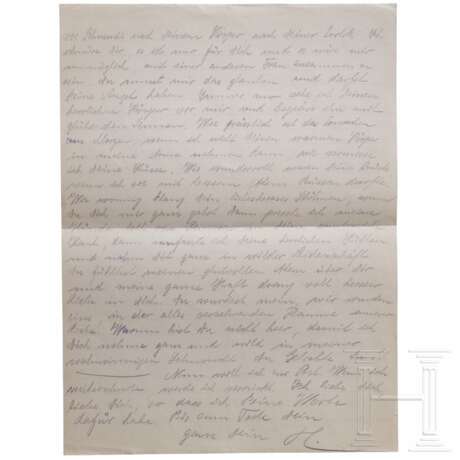 Hermann Göring - zweiseitiger Liebesbrief Nr. "8." an Carin, datiert "Dienstag Morgen 30. August 21" - photo 2 Hermann Göring - zweiseitiger Liebesbrief Nr. "8." an Carin, datiert "Dienstag Morgen 30. August 21" - photo 2