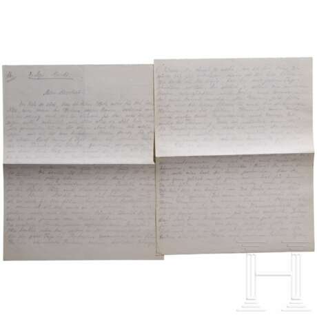 Hermann Göring - vierseitiger Liebesbrief Nr. "16." an Carin, datiert "3. Sept. Abends" ("Glaubst Du, ich soll Nils einen süssen Brief schreiben?") - фото 1