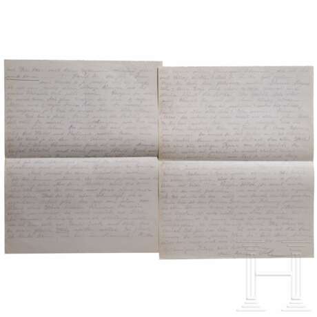 Hermann Göring - vierseitiger Liebesbrief Nr. "16." an Carin, datiert "3. Sept. Abends" ("Glaubst Du, ich soll Nils einen süssen Brief schreiben?") - фото 2
