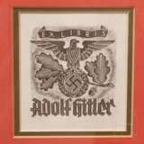 Adolf Hitler - Exlibris und zwei Blankobögen Briefpapier - фото 4
