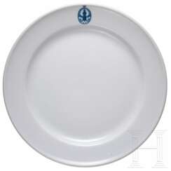 Kleiner Teller aus dem Speiseservice des Platterhofs, Obersalzberg