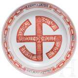Meissenteller "1919 - 1929 - Zehn Jahre Sklavenketten" - photo 1