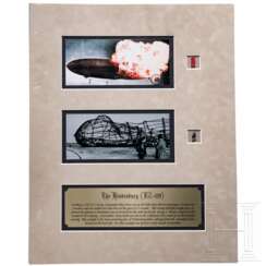 Zwei Teile des Zeppelins LZ-129 "Hindenburg"