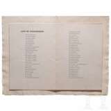 Zeppelin LZ 129 "Hindenburg" - Passagierliste vom 14. Juli 1936 - photo 3