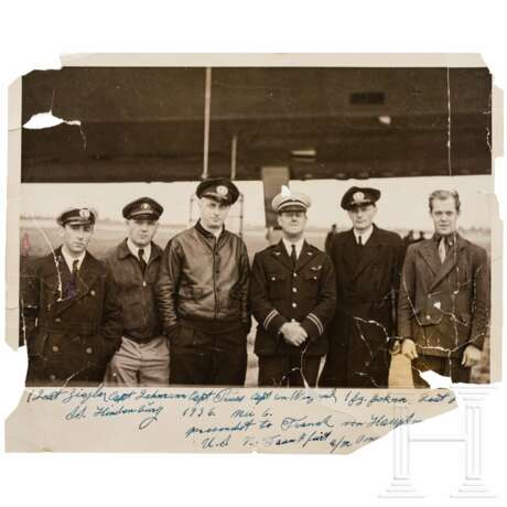 Zeppelin LZ 129 "Hindenburg" - Foto der Besatzung - photo 1