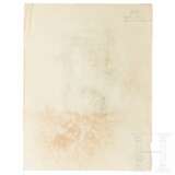 "Männer vom Vorpostenboot - Funker" - Kohlezeichnung des PK-Zeichners Hans Döpke, 1944 - photo 2