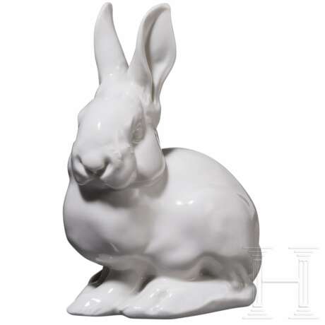 Porzellanmanufaktur Allach - Junger Hase, sitzend - photo 1