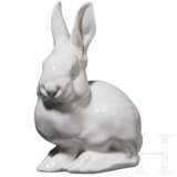 Porzellanmanufaktur Allach - Junger Hase, sitzend - photo 1