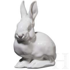 Porzellanmanufaktur Allach - Junger Hase, sitzend