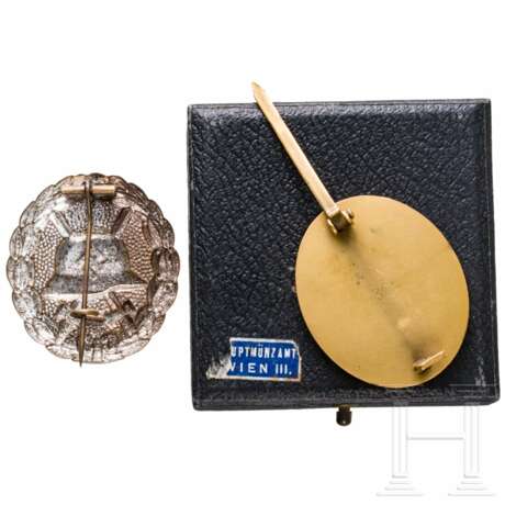 Verwundetenabzeichen in Gold (30) im Etui und Silberstufe 1. Modell - photo 2