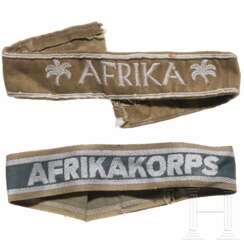 Ärmelbänder "Afrika" und "Afrikakorps"