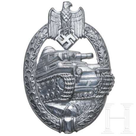 Panzerkampfabzeichen in Silber, Hersteller "A.S." - photo 1 Panzerkampfabzeichen in Silber, Hersteller "A.S." - photo 1