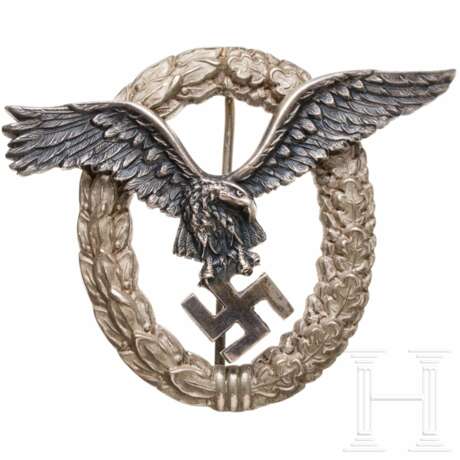 Flugzeugführerabzeichen im Etui, Juncker-Fertigung - Foto 2