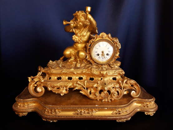 “Часы Georges Emile Henri Servant (1828-1890).” Gilding Allegory France 398 XIX - photo 1