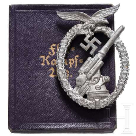 Flakkampfabzeichen der Luftwaffe im Etui - Foto 1