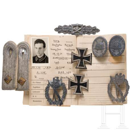 Nachlass eines Oberleutnants der Infanterie und Trägers der Nahkampfspange - photo 1