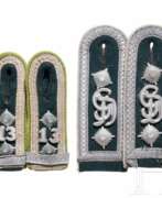 Product catalog. Ein Paar Schulterklappen für einen Oberfeldwebel der Division "Großdeutschland"