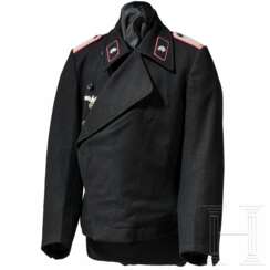 Feldbluse der schwarzen Sonderbekleidung der Panzertruppen eines Oberleutnants