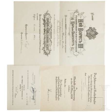 Hauptmann Karl Hild - Urkunden und Offizierssäbel des DKiG-Trägers und Kp.Chefs in der Panzer-Aufkl.Abt. 2 - фото 4