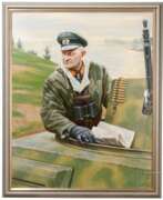 Produktkatalog. Portraitgemälde des Brillantenträgers Generalleutnant Dr. Karl Mauss