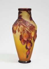 Vase 'Quetsches'. Emile Gallé, Nancy, 1918-1931
