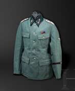 Übersicht. Feldbluse M 36 für eine Obersturmführer der Standarte "Germania"