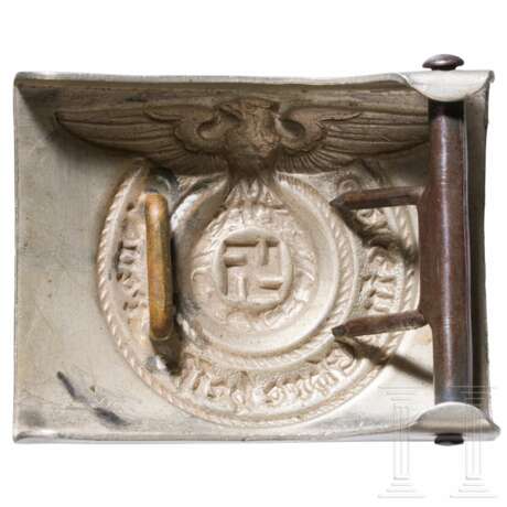SS-Koppelschloss für Mannschaften/Unterführer, mit Riemen - photo 2 SS-Koppelschloss für Mannschaften/Unterführer, mit Riemen - photo 2