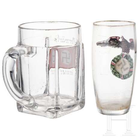 Patriotischer Bierkrug und Bierglas - фото 2