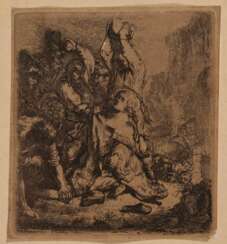 Rembrandt, Harmensz. van Rijn. Die Steinigung des heiligen Stephanus