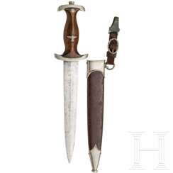 SA-Ehrendolch M 34 mit teils entfernter Röhm-Widmung, Hersteller Wilhelm Kober, Suhl
