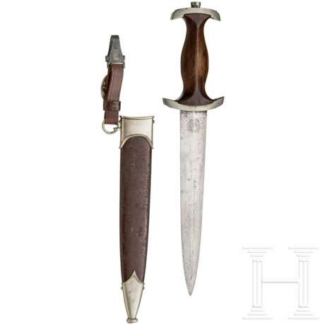 SA-Ehrendolch M 34 mit teils entfernter Röhm-Widmung, Hersteller Wilhelm Kober, Suhl - Foto 2