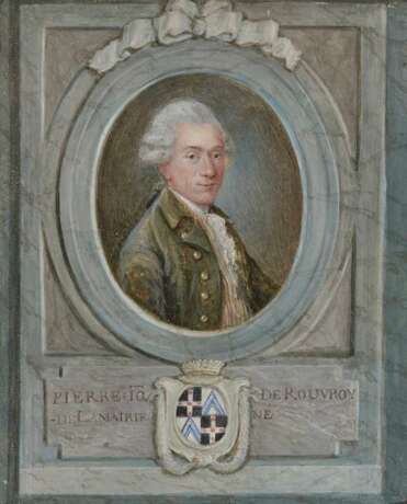 Unbekannt, 18. Jahrhundert. Bildnisse Jean de Rouvroy - Pierre de Rouvroy - фото 1