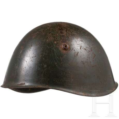 Glocke eines Stahlhelms M 33 mit Emblem des "Valanga" Bataillons der Decima MAS - photo 2