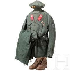 Uniformensemble eines Angehörigen der Marineinfanterie-Division "San Marco" der Decima Flottiglia MAS (RSI)
