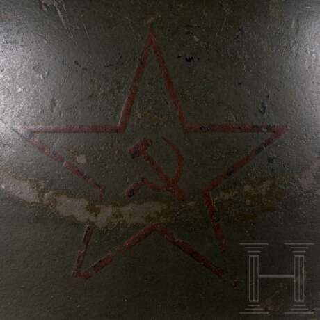 Stahlhelm M 36 mit Emblem - фото 5