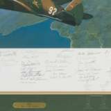 AVG-Farbposter "The Flying Tigers" mit zahlreichen Unterschriften - photo 2