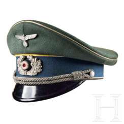 A Visor Cap for a Cavalry Officer Jockey in 9. Regiment “Fürstenwalde”