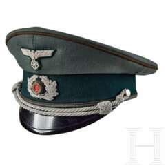 A Visor Cap for a Motorcycle Reconnaissance Officer
