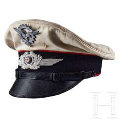 A Summer Visor Cap for Luftwaffe Civilian Flak Technicians (Generalluftzeugmeister)