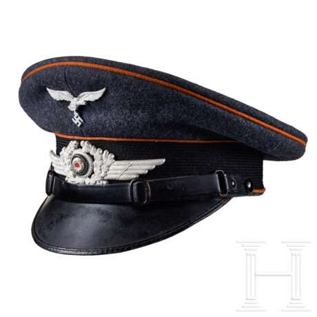 A Visor Cap for Luftwaffe Signals Enlisted/NCO - photo 1 A Visor Cap for Luftwaffe Signals Enlisted/NCO - photo 1