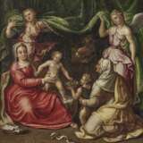 Italien, 2. Hälfte 16. Jahrhundert. Maria mit dem Kind, der Hl. Elisabeth und dem Johannesknaben - фото 1