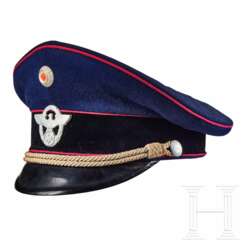 A Visor Cap for a Fire Police Officer