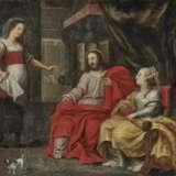 Flämisch, 17. Jahrhundert. Christus im Haus von Maria und Martha - Foto 1